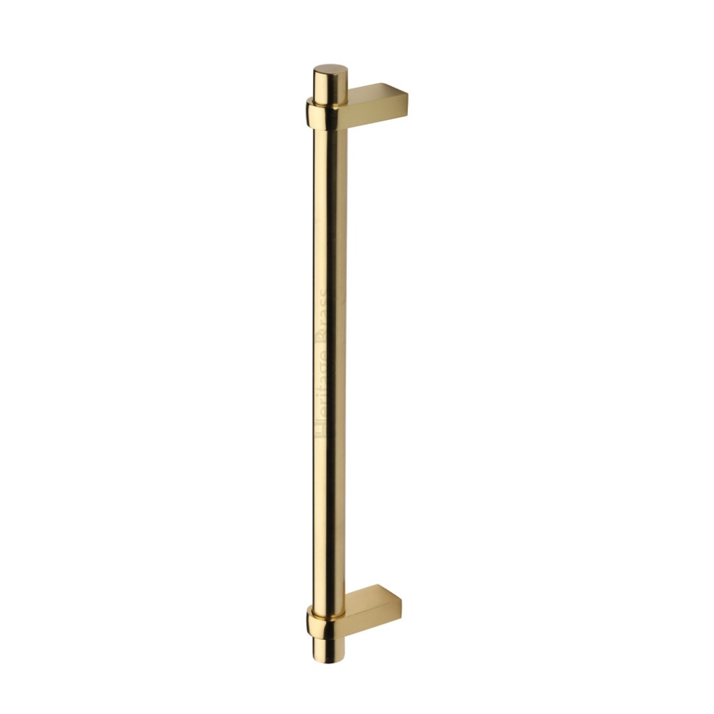 M Marcus Heritage Brass Door Pull Handle Industrial Design 353mm length